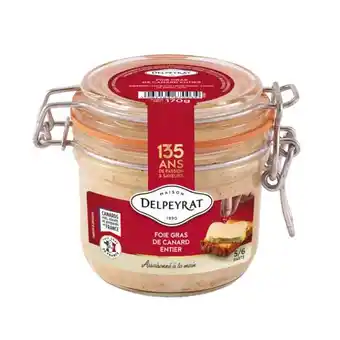 Carrefour Delpeyrat foie gras de canard entier offre