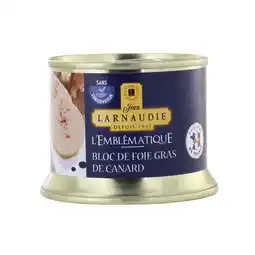 Carrefour Jean larnaudie bloc de foie gras offre