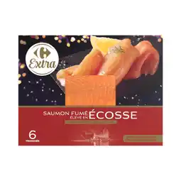 Carrefour Carrefour extra saumon fumé norvège asc filière qualité offre