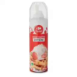 Carrefour Carrefour classic' crème fouettée offre