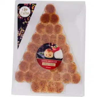 Carrefour Carrefour extra sapin brioché coeur fondant chèvre tomate offre