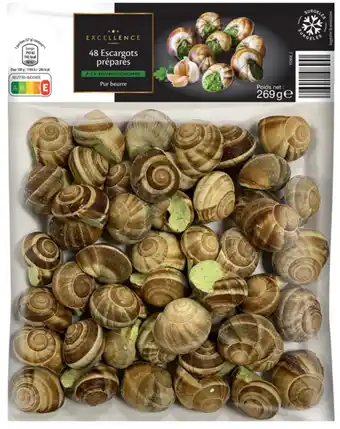Carrefour Escal escargots surgelés offre