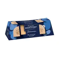 Carrefour Montfort bloc de foie gras de canard offre