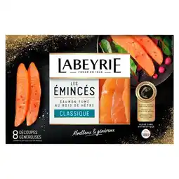 Carrefour Labeyrie émincés fondants de saumon fumé norvège offre