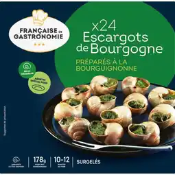 Carrefour Française de gastronomie escargots préparés surgelés offre