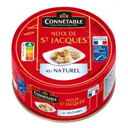 Carrefour Connétable noix de st jacques au naturel msc offre