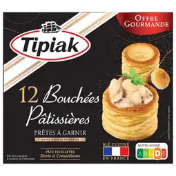 Carrefour Tipiak bouchées pâtissières prêtes à garnir offre gourmande offre