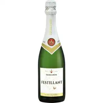 Carrefour Festillant boisson pétillante sans alcool à base de vin désalcoolisé offre