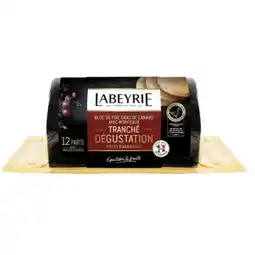 Carrefour Labeyrie bloc de foie gras de canard avec morceaux le tranché offre