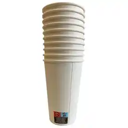 Carrefour Simpl lot de 50 gobelets blancs offre