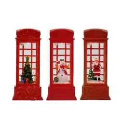 Carrefour Carrefour cabine téléphonique à paillettes led offre