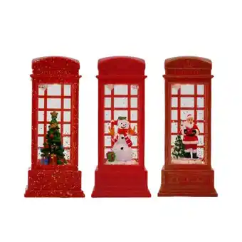 Carrefour Carrefour cabine téléphonique à paillettes led offre