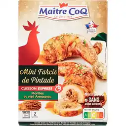 Carrefour Maître coq mini farcis de pintade cuisson express offre