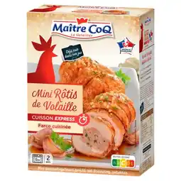 Carrefour Maître coq mini rôtis de volaille cuisson express offre