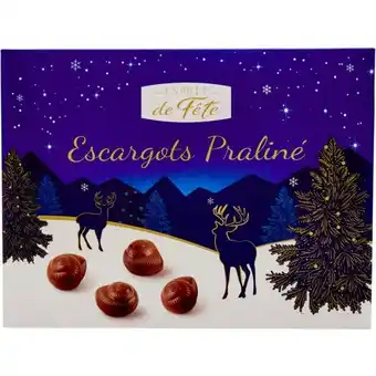 Carrefour Esprit de fête escargots praliné offre