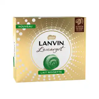Carrefour Lanvin chocolat offre