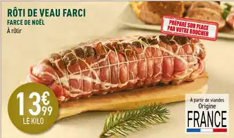 Carrefour Rôti de veau farci offre