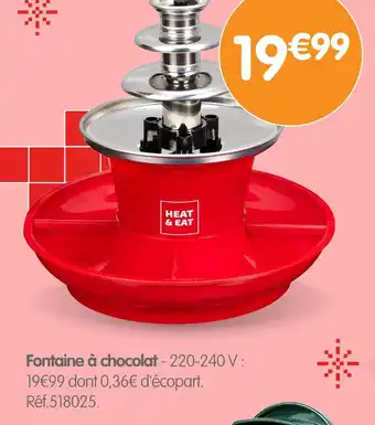 b&m Heat & eat fontaine à chocolat offre