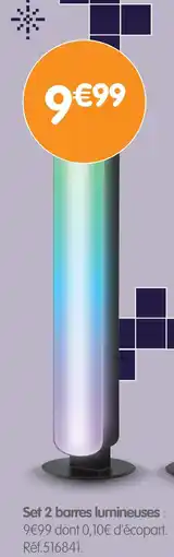 b&m Set 2 barres lumineuses offre