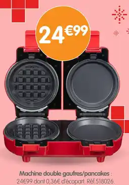 b&m Machine double gaufres/pancakes offre