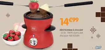 b&m Mini fontaine à chocolat offre