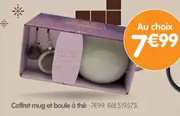 b&m Coffret mug et boule à thé offre