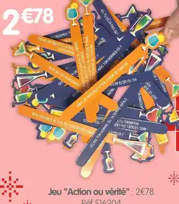 b&m Jeu action ou vérité offre