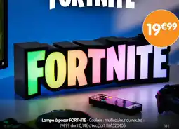 b&m Fortnite lampe à poser offre