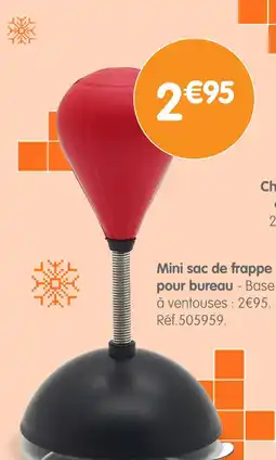 b&m Mini sac de frappe pour bureau offre