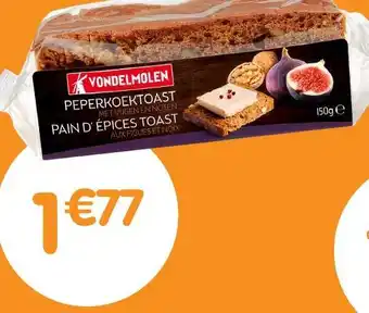 b&m Pain d’épices toast aux figues et noix offre