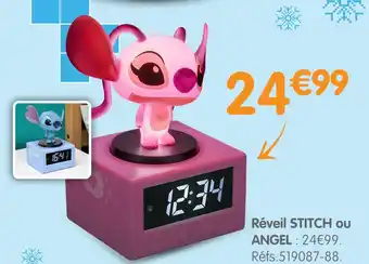 b&m Réveil stitch ou angel offre