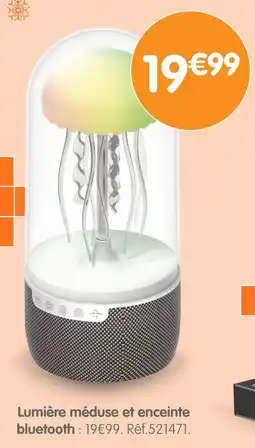 b&m Lumière méduse et enceinte bluetooth offre