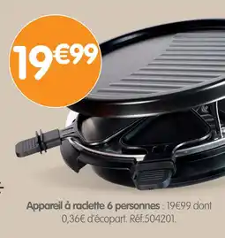 b&m Appareil à raclette 6 personnes offre