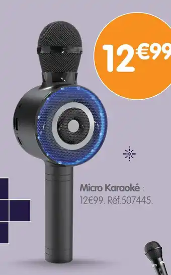 b&m Micro karaoké offre