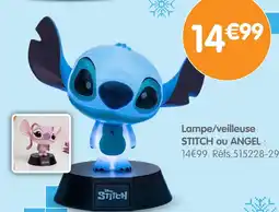 b&m Disney lampe/veilleuse stitch ou angel offre