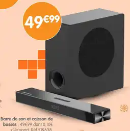 b&m Barre de son et caisson de basses offre