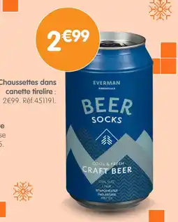 b&m Everman essentials beer socks offre