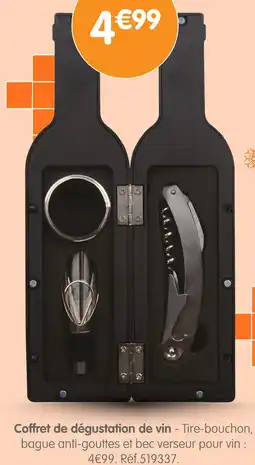 b&m Coffret de dégustation de vin offre