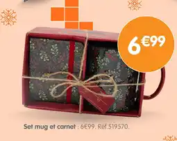 b&m Set mug et carnet offre