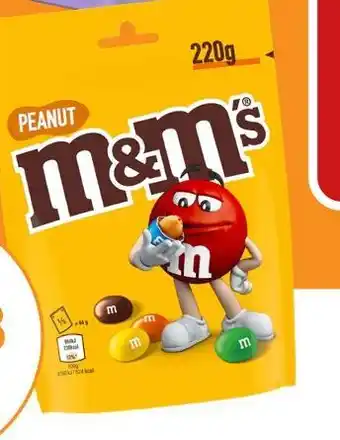 b&m M&m’s cacahuètes pochon offre