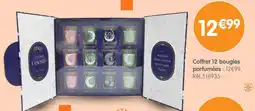 b&m Coffret 12 bougies parfumées offre