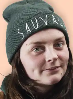 b&m Bonnet message brodé offre