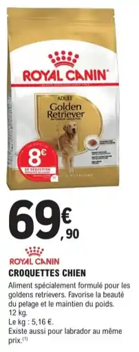 E.Leclerc Jardi Royal canin croquettes chien offre