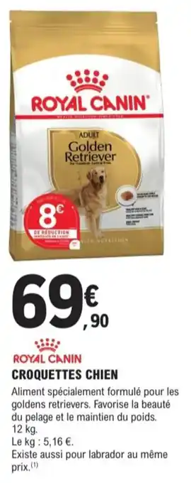 E.Leclerc Jardi Royal canin croquettes chien offre