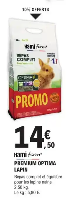 E.Leclerc Jardi Hami form premium optima lapin offre