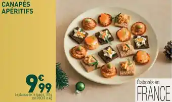 Grand Frais Canapés apéritifs offre