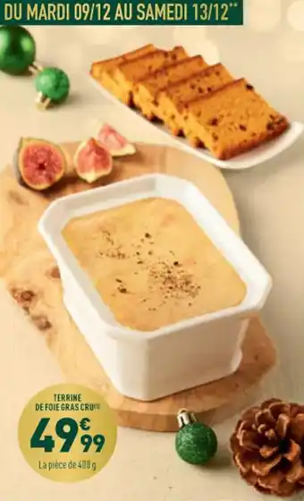 Grand Frais Terrine de foie gras cru offre
