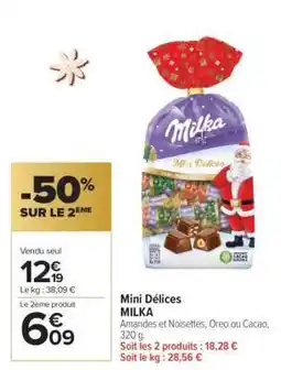 Carrefour Market Mini Delices Milka offre
