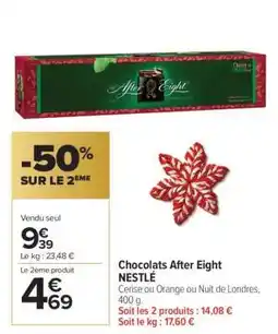 Carrefour Market Chocolats After Eight NESTLÉ offre