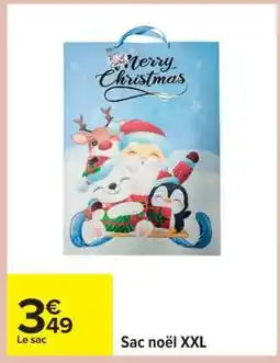Carrefour Sac noël XXL offre